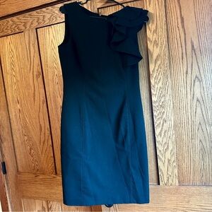 Calvin Klein Ruffle Shoulder Dress